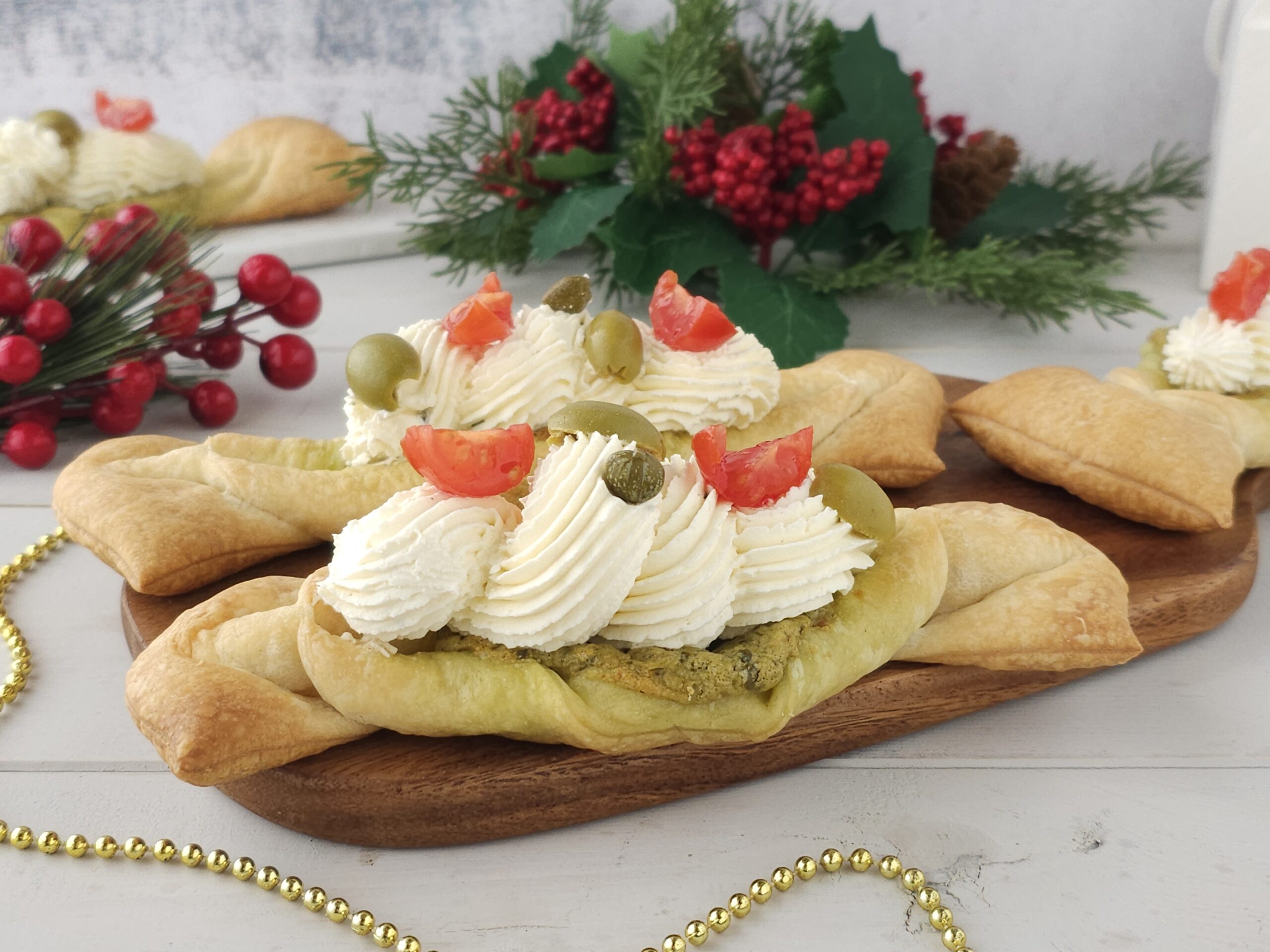 Torsades de pâte feuilletée au pesto