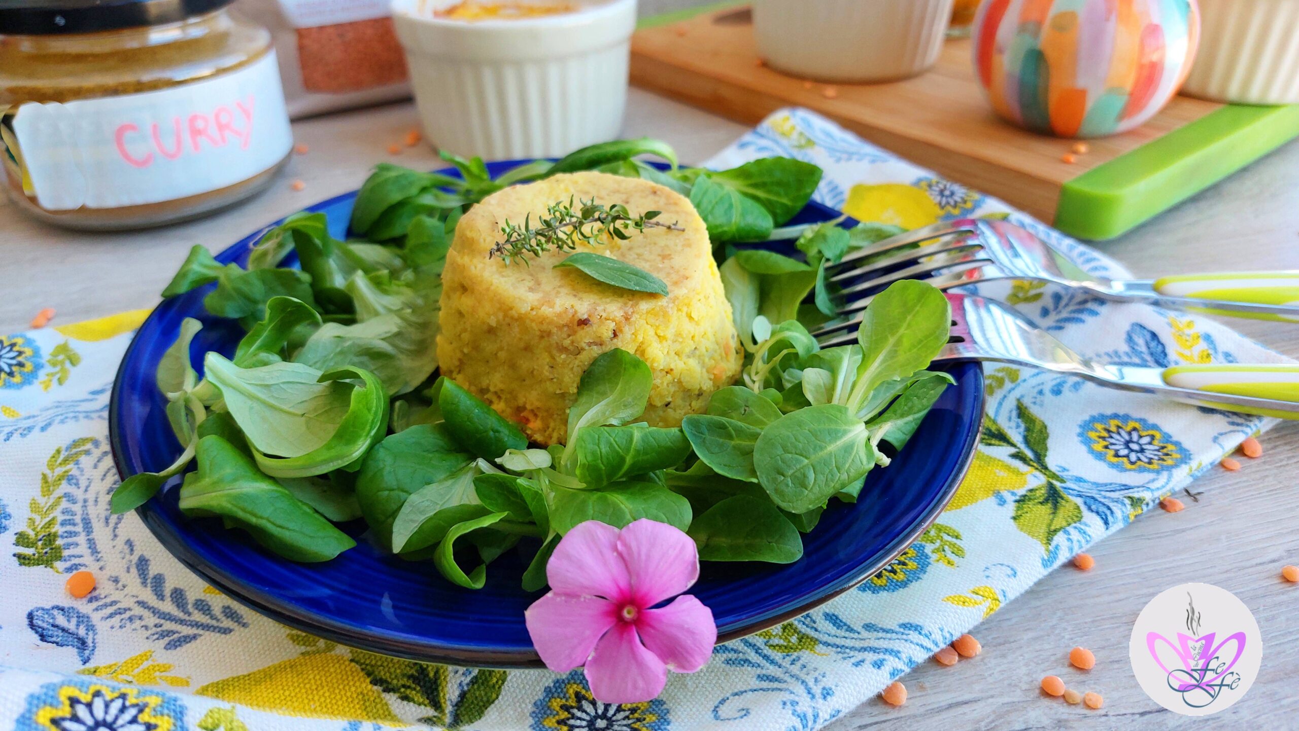 FLAN DE LENTILLES CORAIL