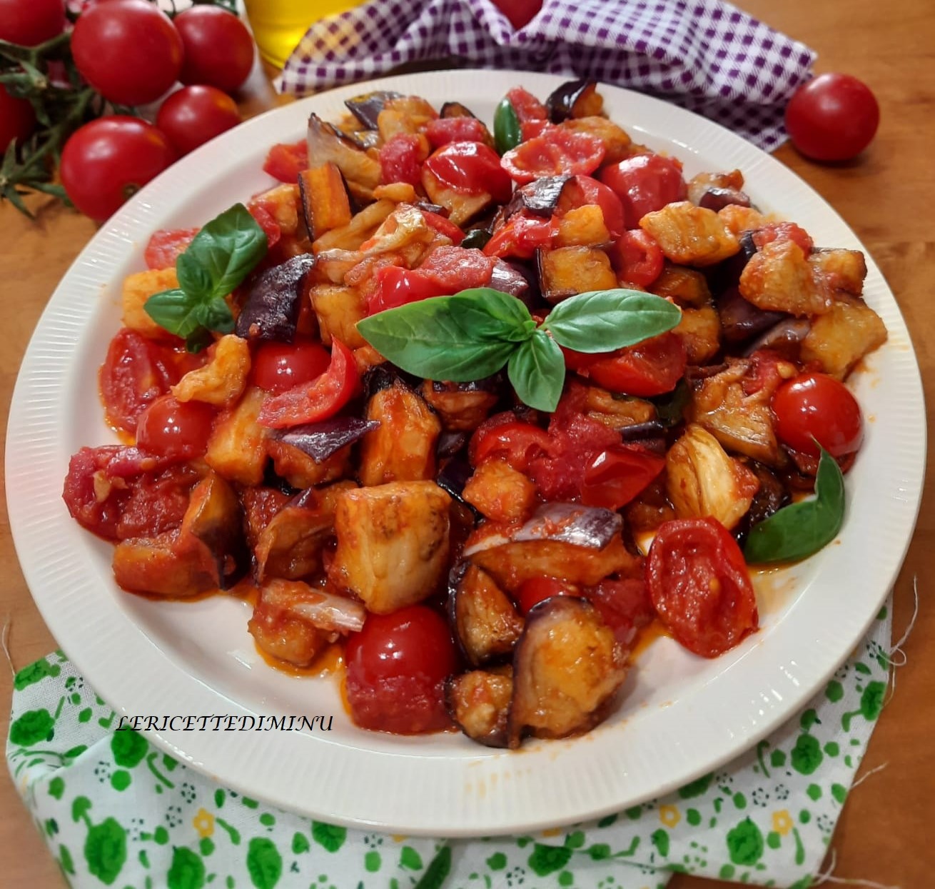 Aubergines à la champignon