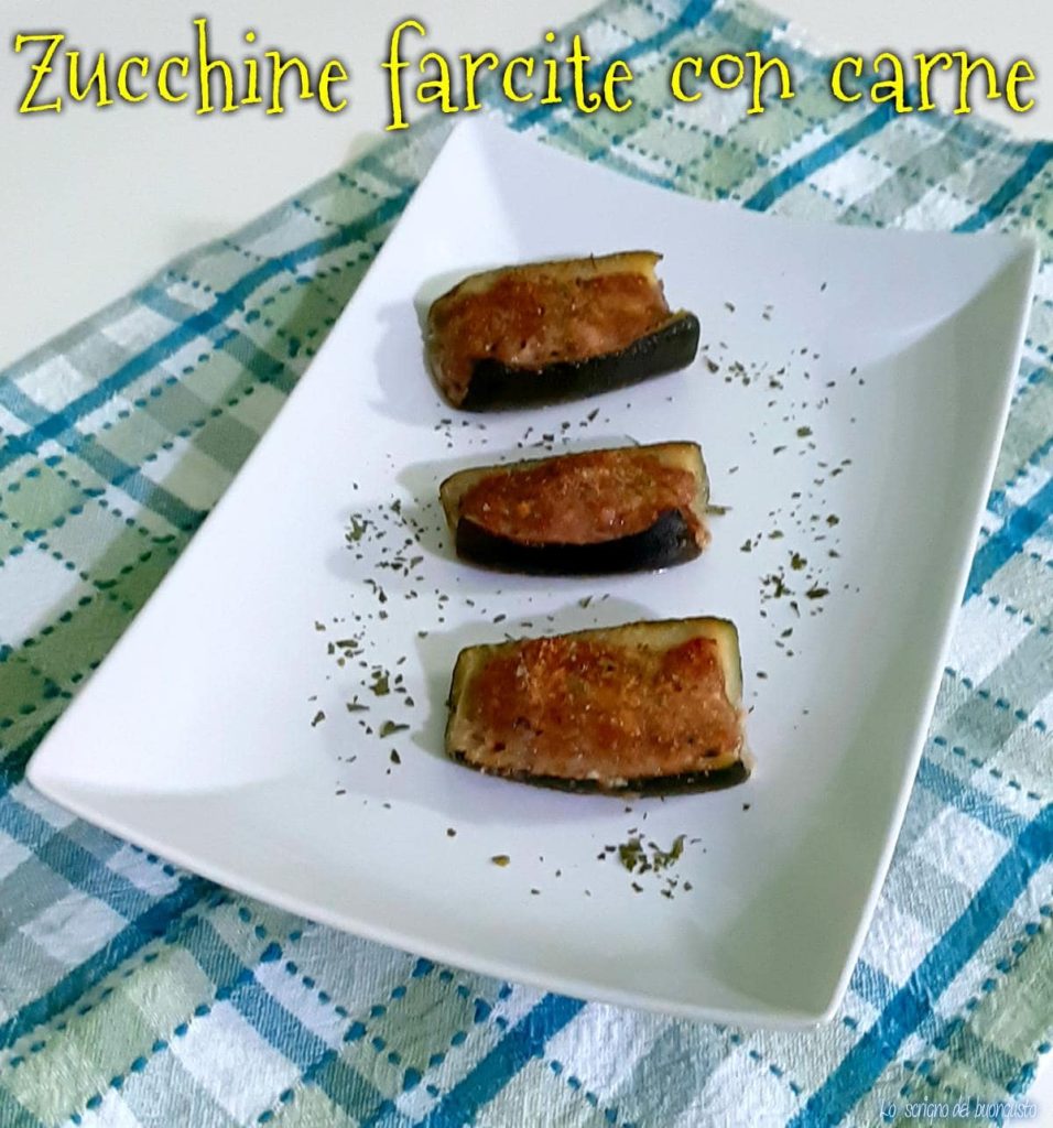 Courgettes farcies à la viande