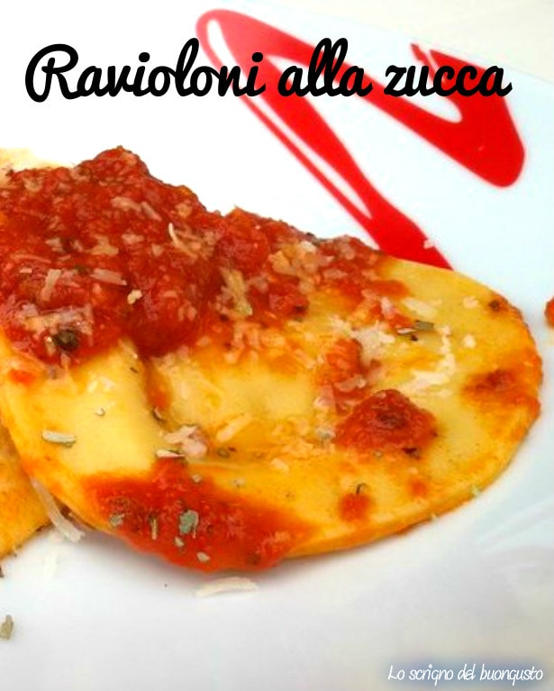 Ravioloni à la citrouille