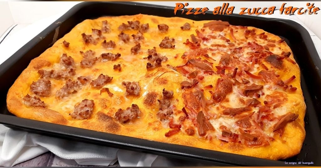 Pizzas à la citrouille farcies