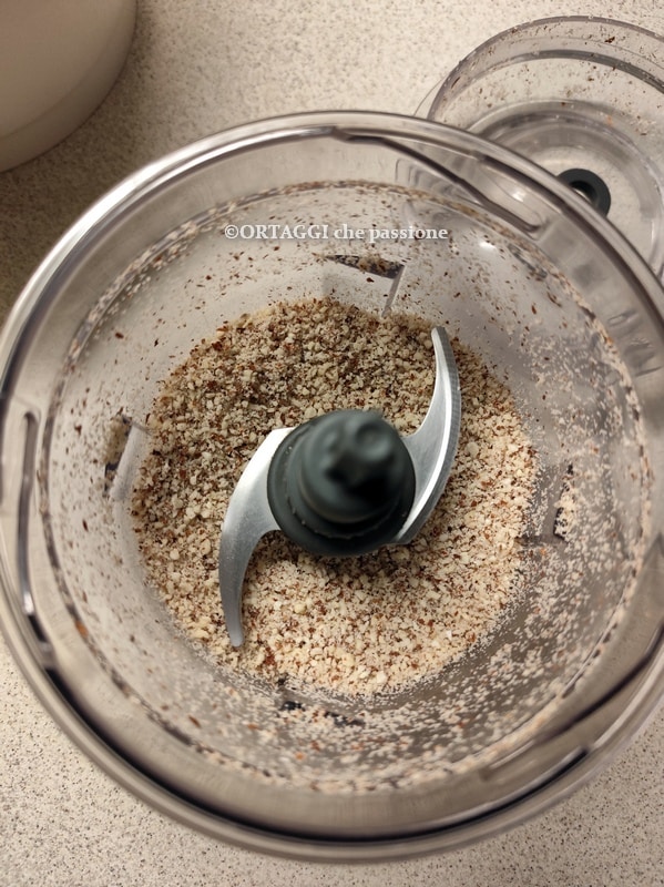 amandes hachées en farine