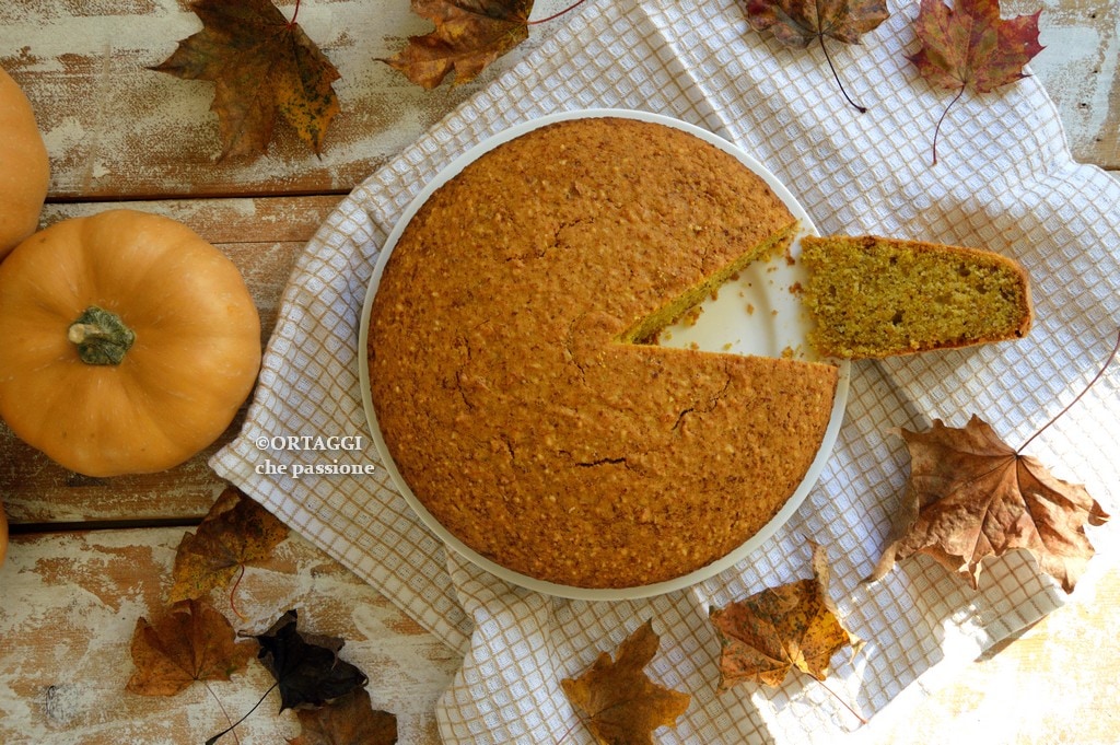 gâteau à la citrouille de grand-mère mixé cru - crémeux