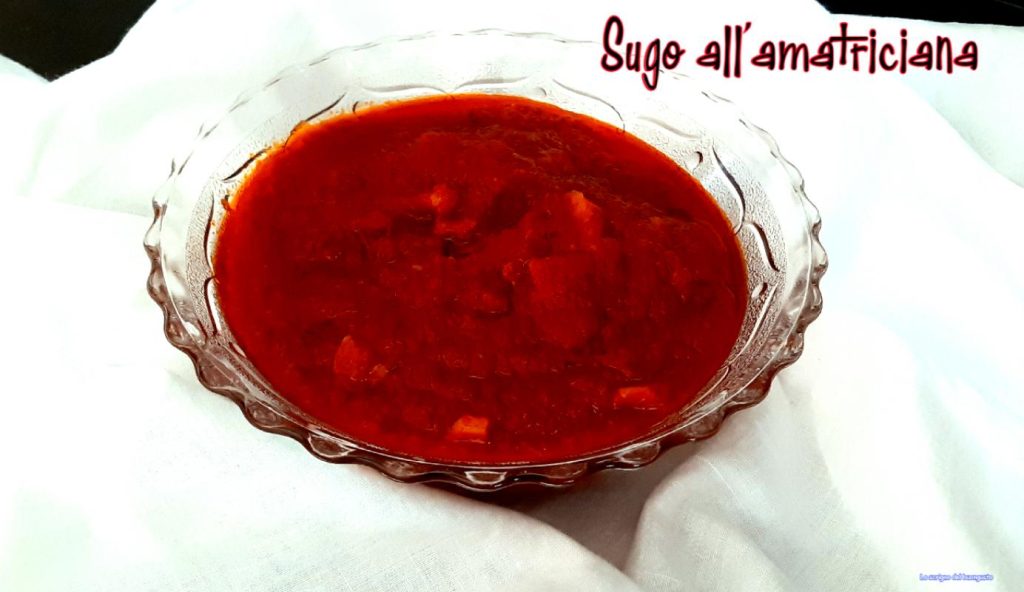 Sauce à l'amatriciana