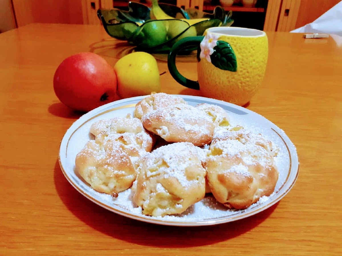 Biscuits aux pommes moelleux au citron sans beurre
