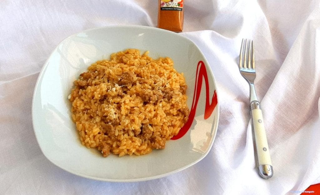 Risotto à la saucisse