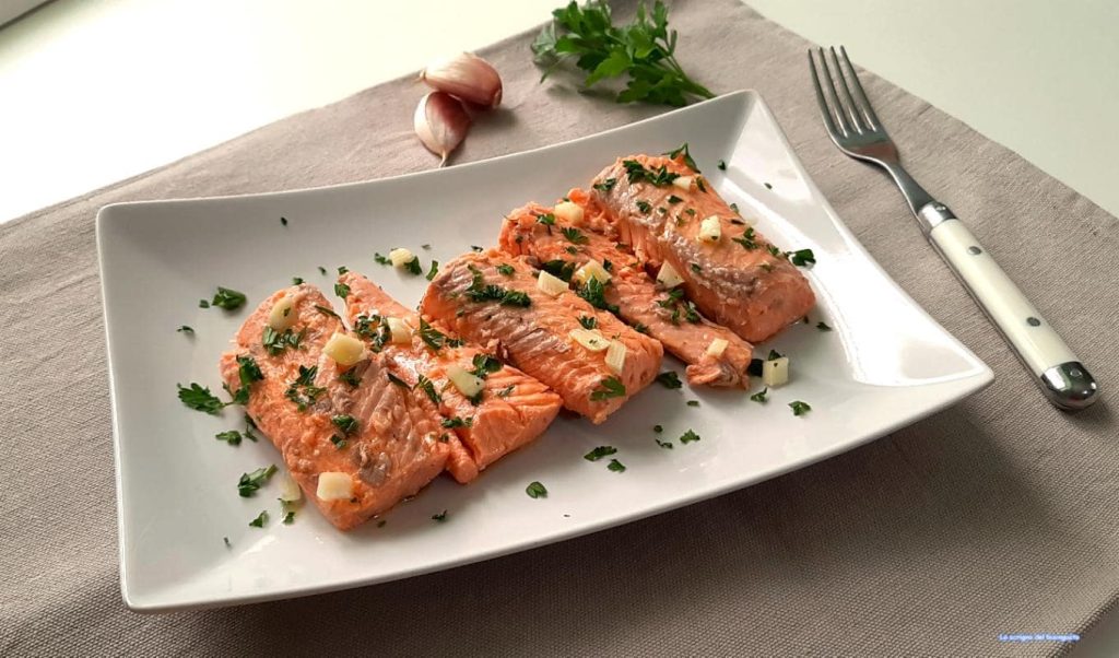 Salade de truite saumonée