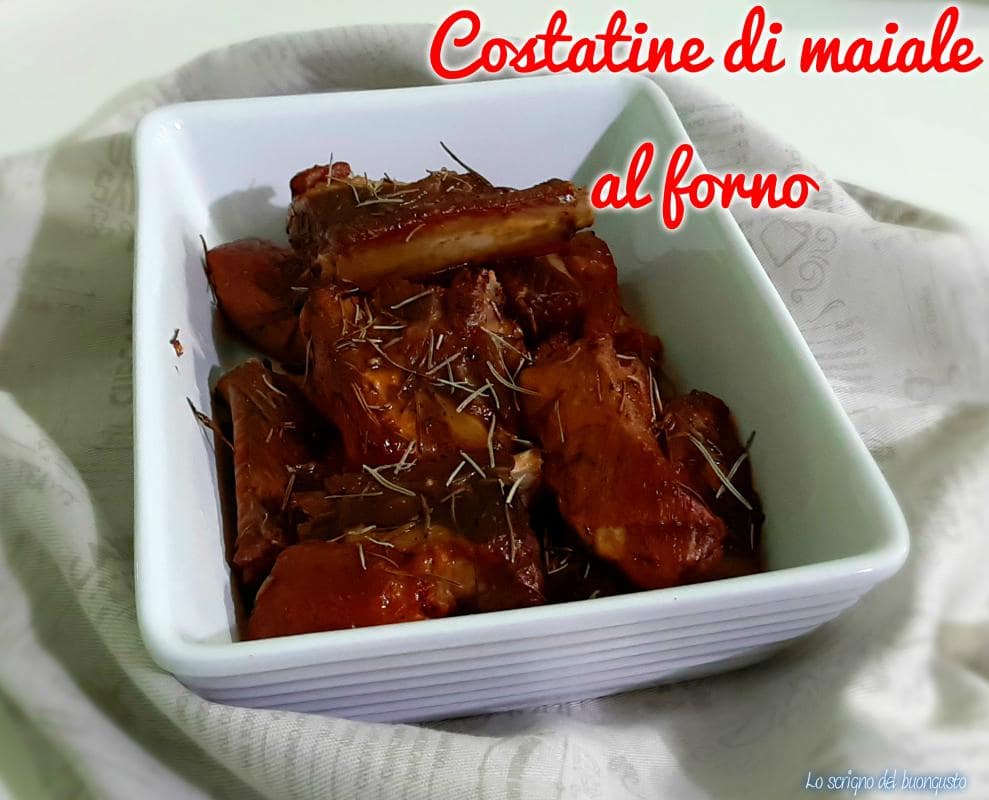 Côtelettes de porc au four