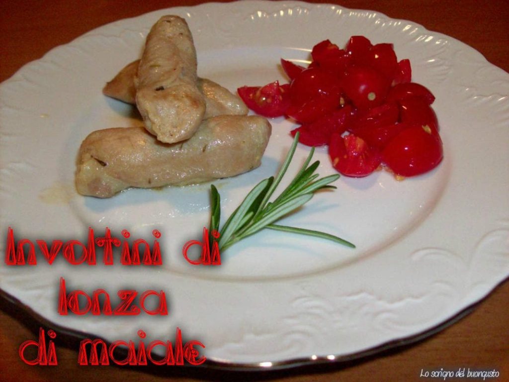 Roulades de longe de porc