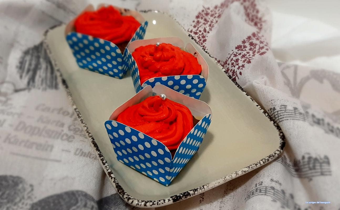 Cupcake de la Saint-Valentin