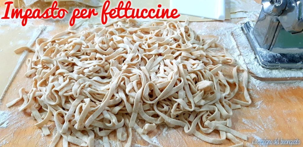 Pâte de base pour fettuccine