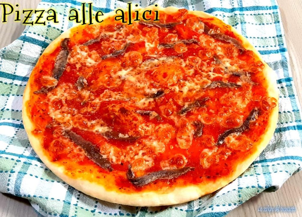 Pizza aux anchois