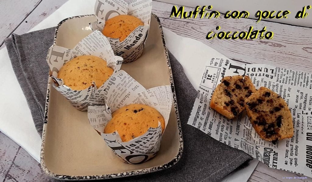 Muffin aux pépites de chocolat