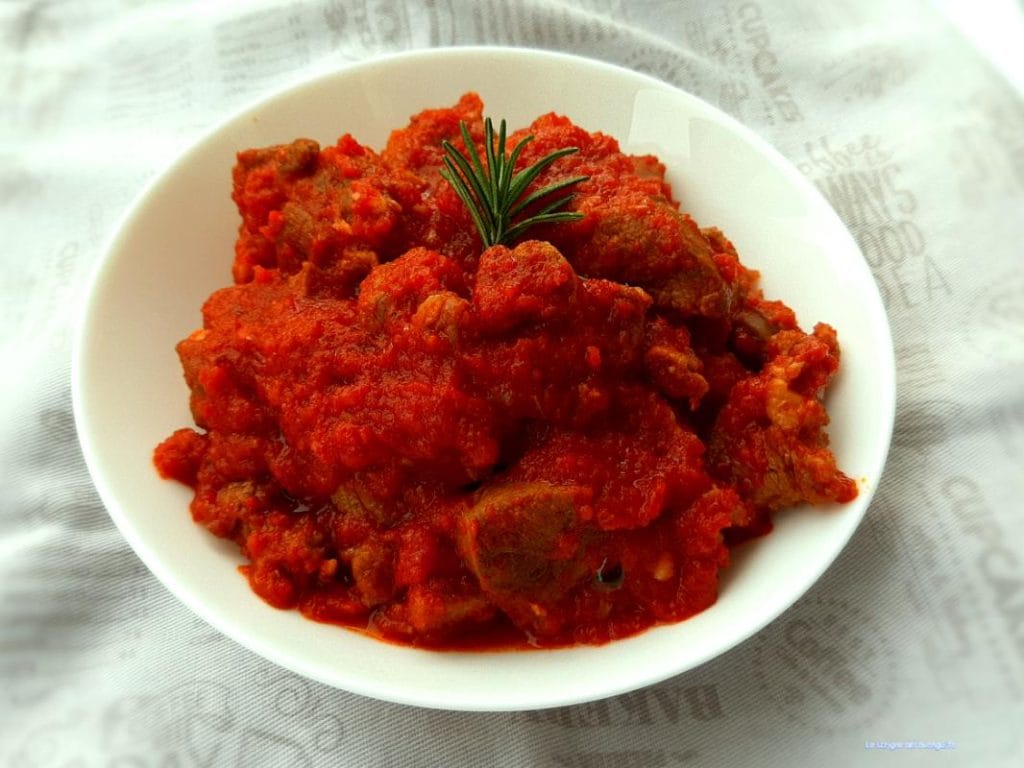 Ragoût d'agneau à la sauce