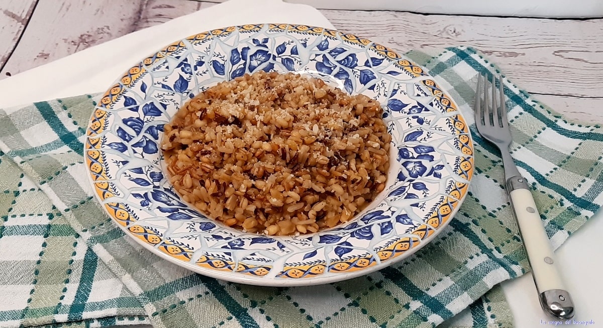 Riz rouge aux céréales