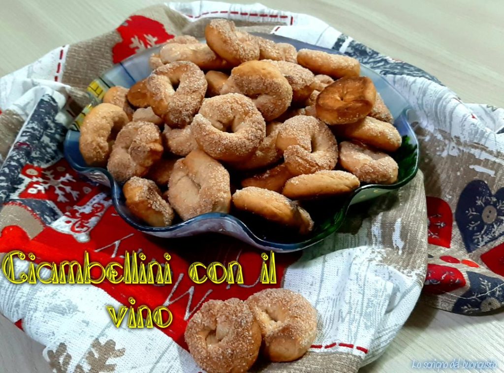 Petits anneaux au vin