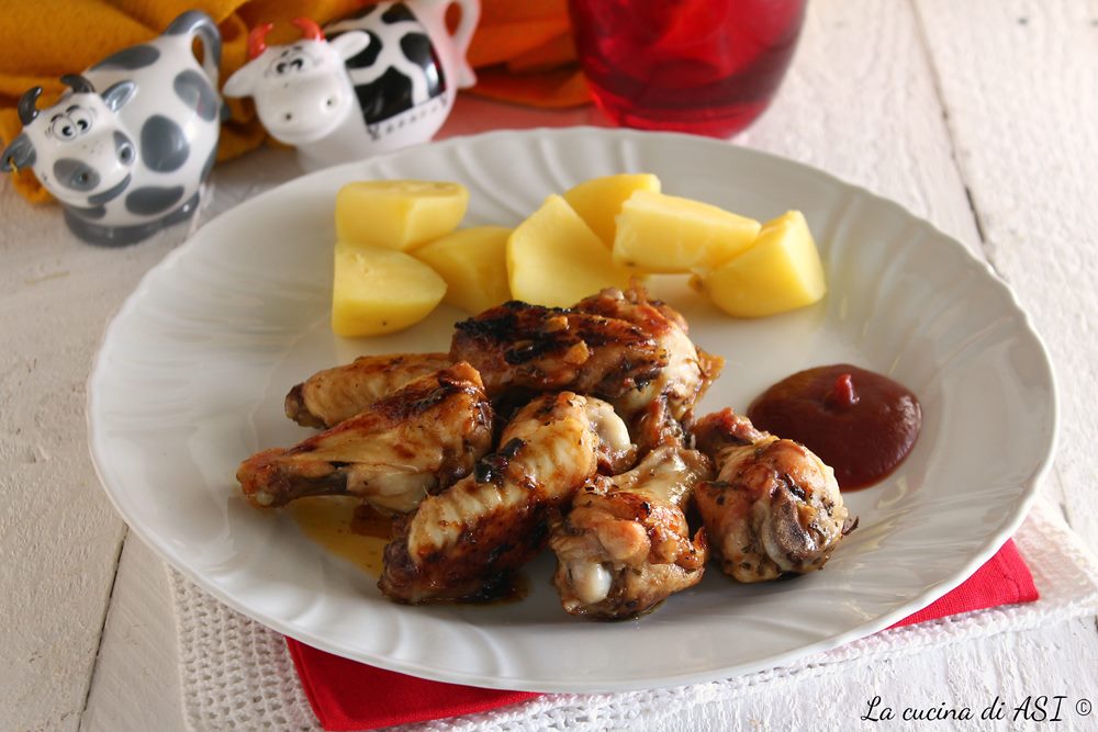 AILLES DE POULET épicées au four