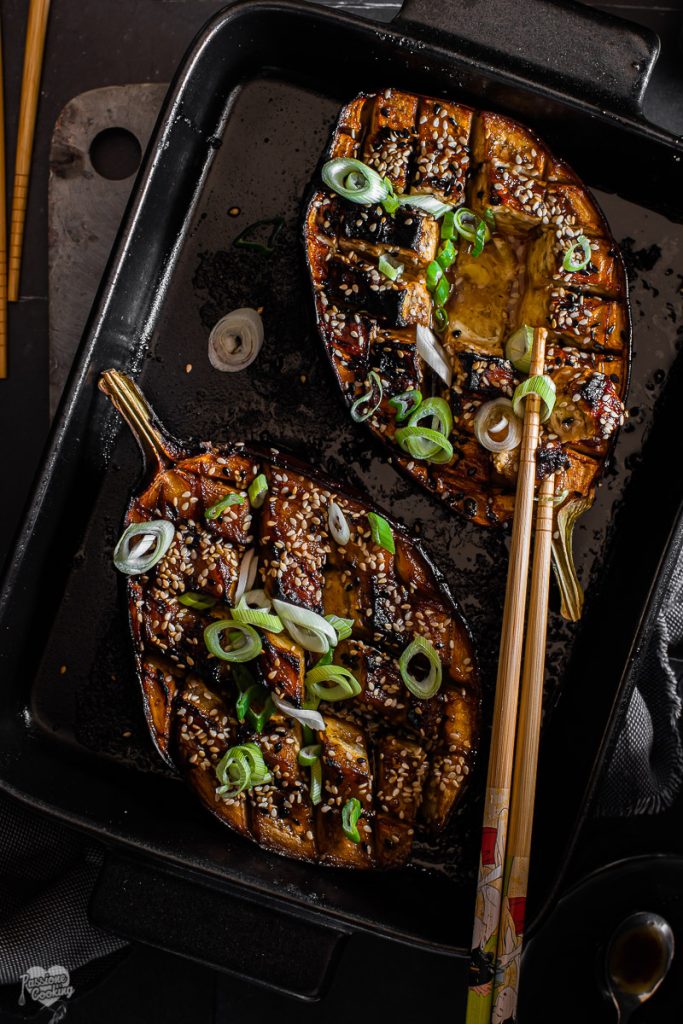 Aubergines au miso