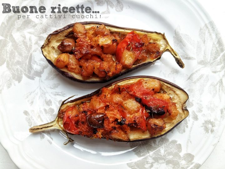 Aubergines farcies au four