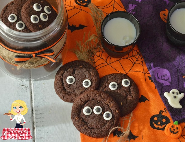 BISCUITS D’HALLOWEEN AU CHOCOLAT