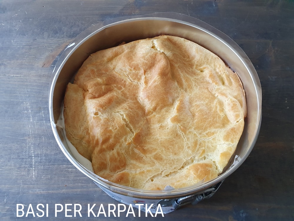gâteau Karpatka polonais