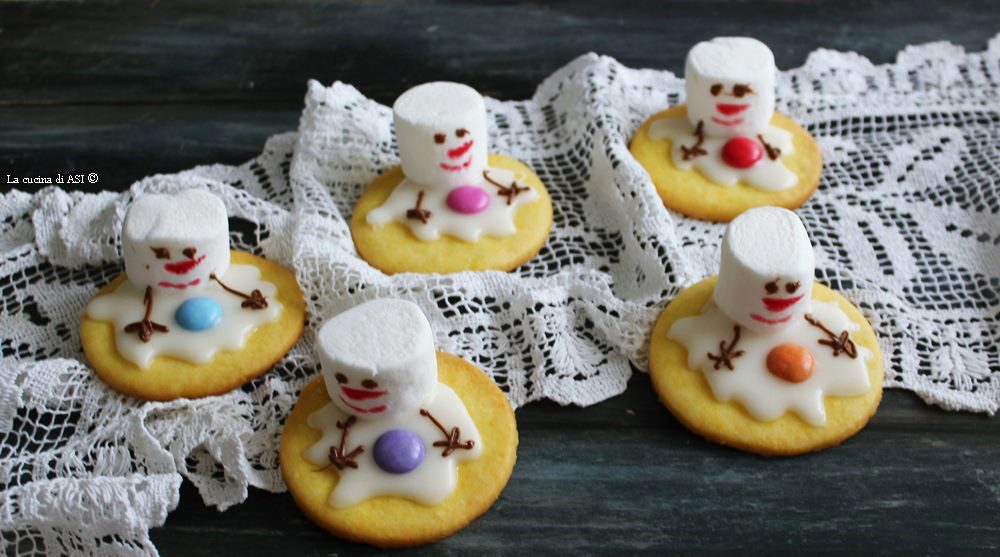 Biscuits bonhomme de neige