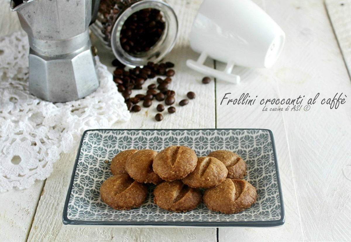 Biscuits croquants au café