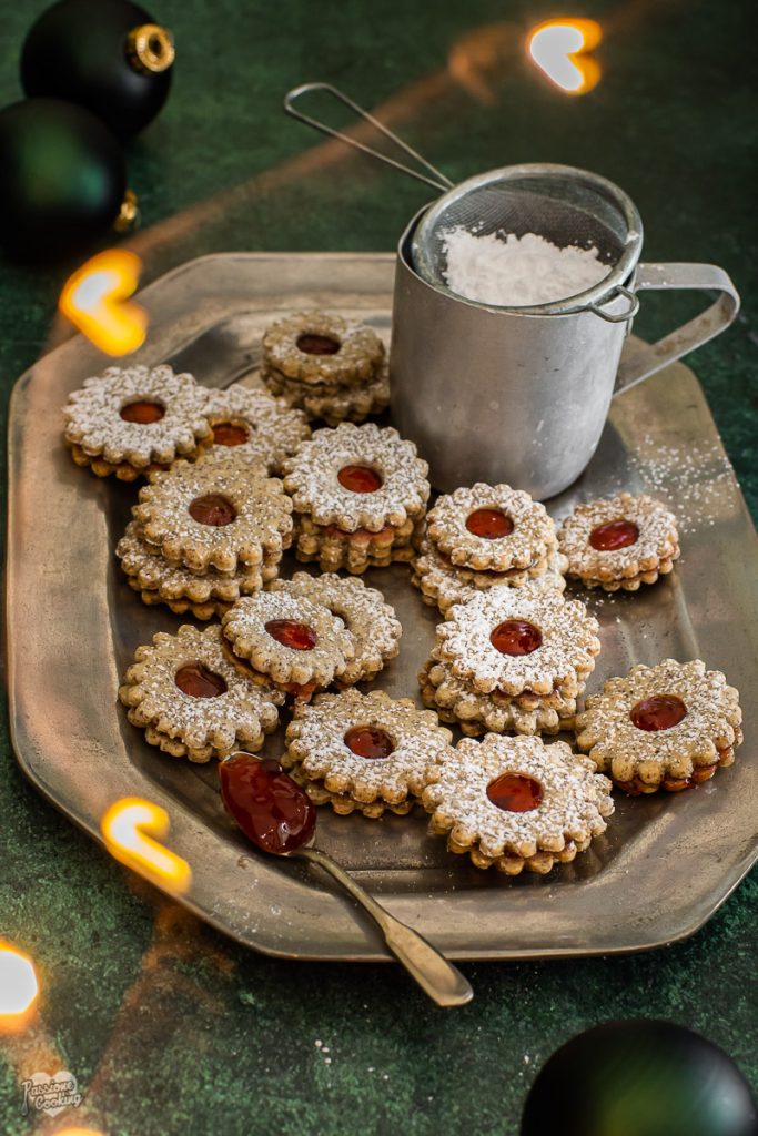 Biscuits de Noël avec graines de pavot