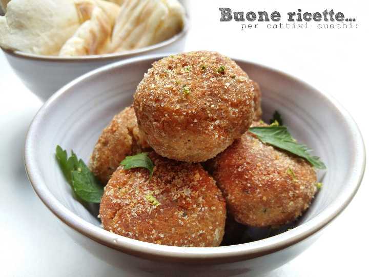 Boulettes de lentilles au four