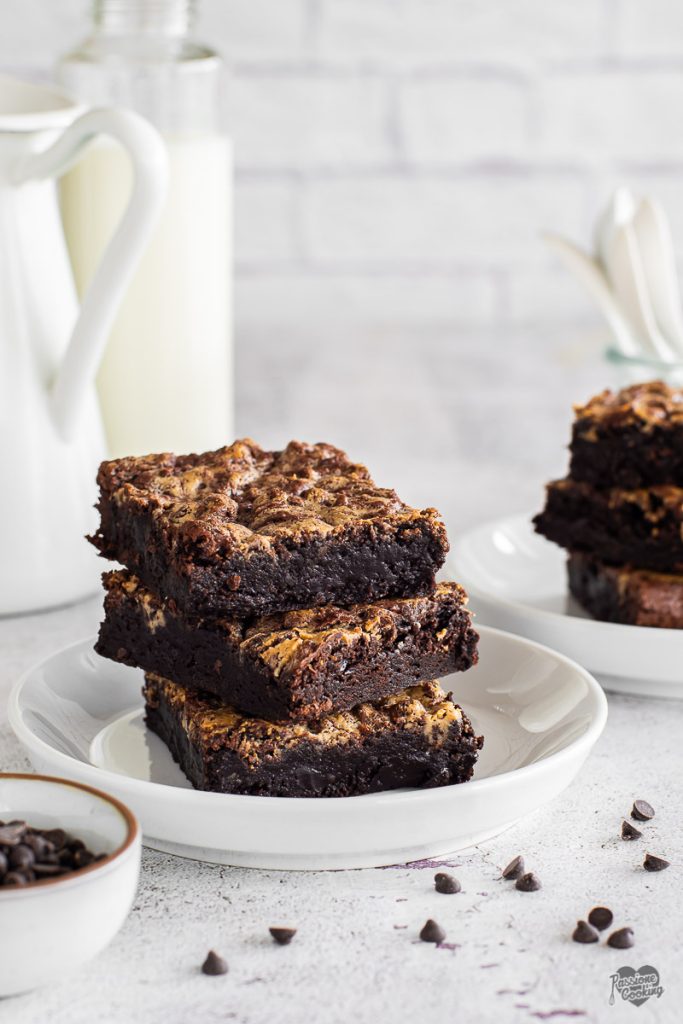 Brownies au chocolat et tahini - sans lactose