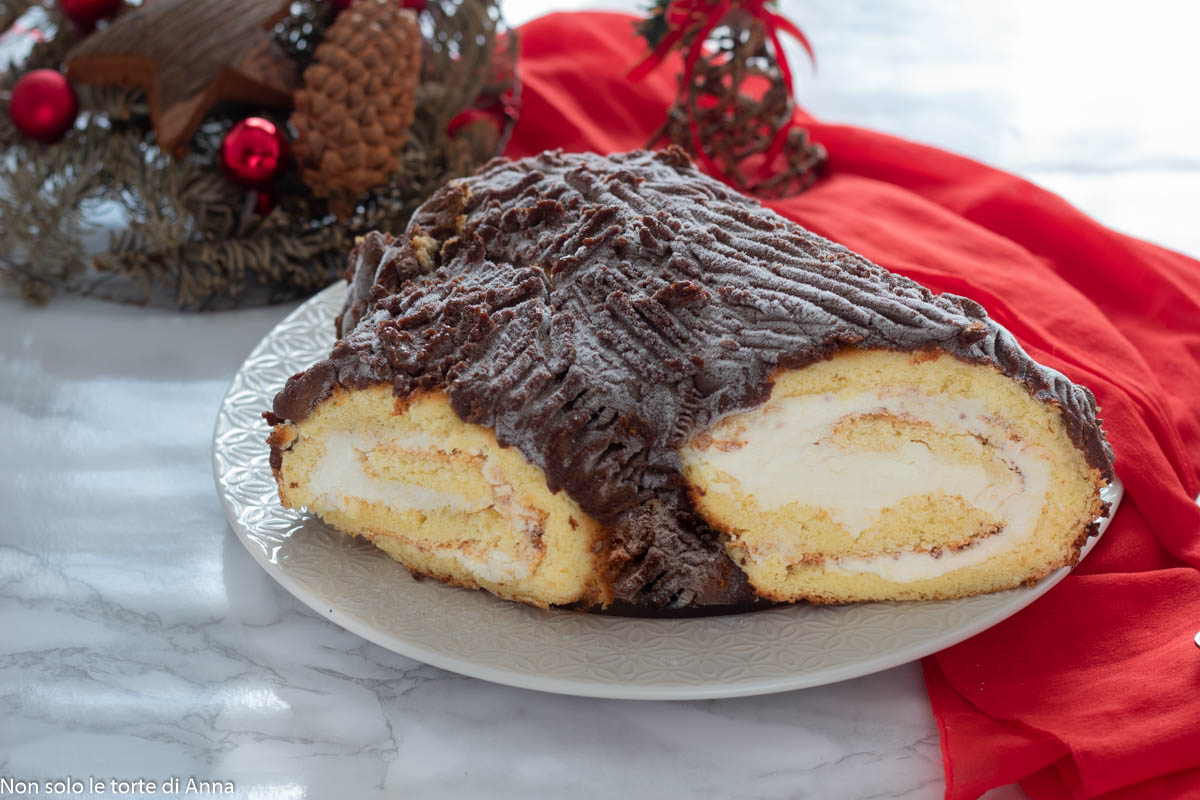Bûche crème de mascarpone et chocolat