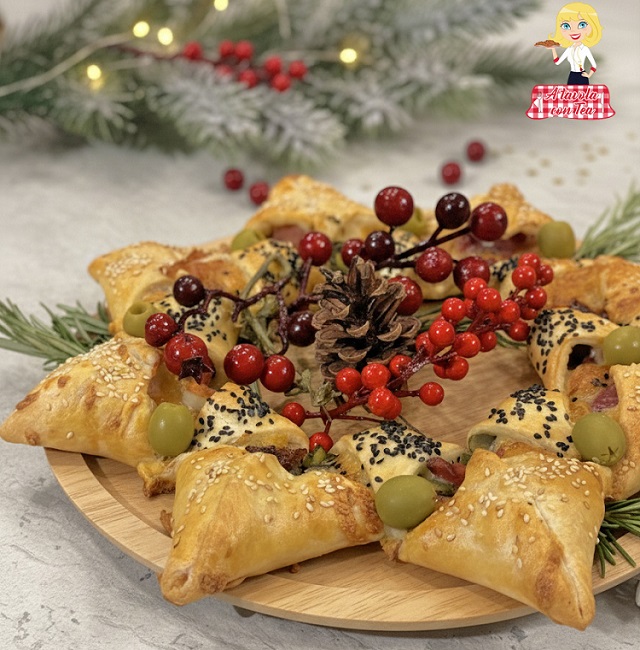 COURONNE DE FEUILLETÉ SALÉ