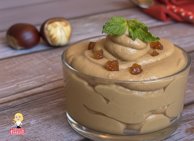 MOUSSE AUX MARRONS ET CHOCOLAT
