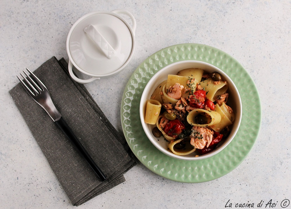 Calamarata au saumon