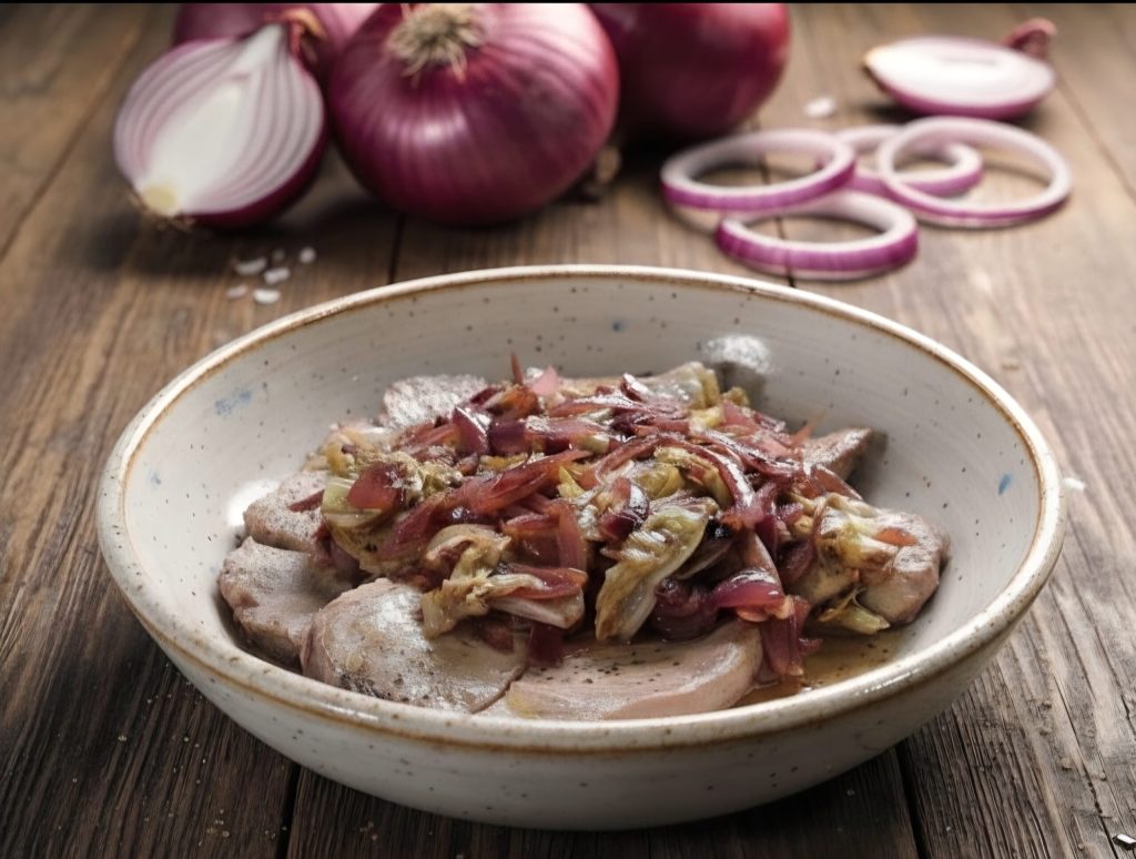 Thon et radicchio de Maserà en Saor