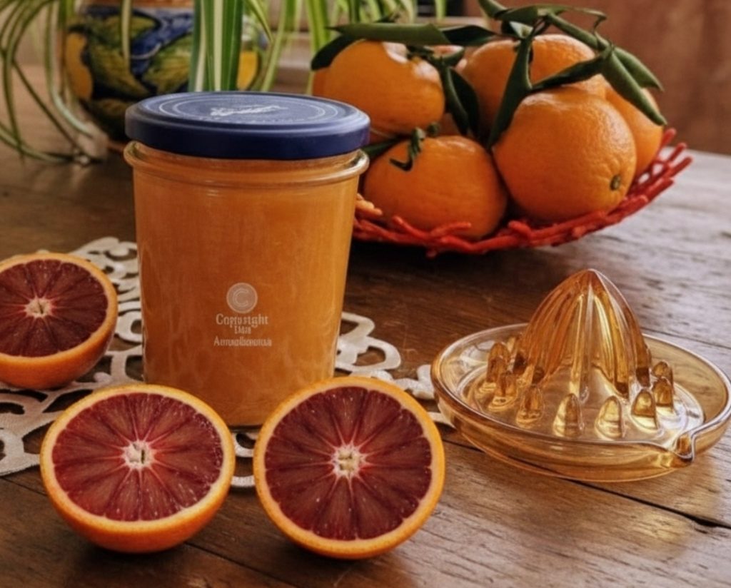 La compote d'oranges sanguines