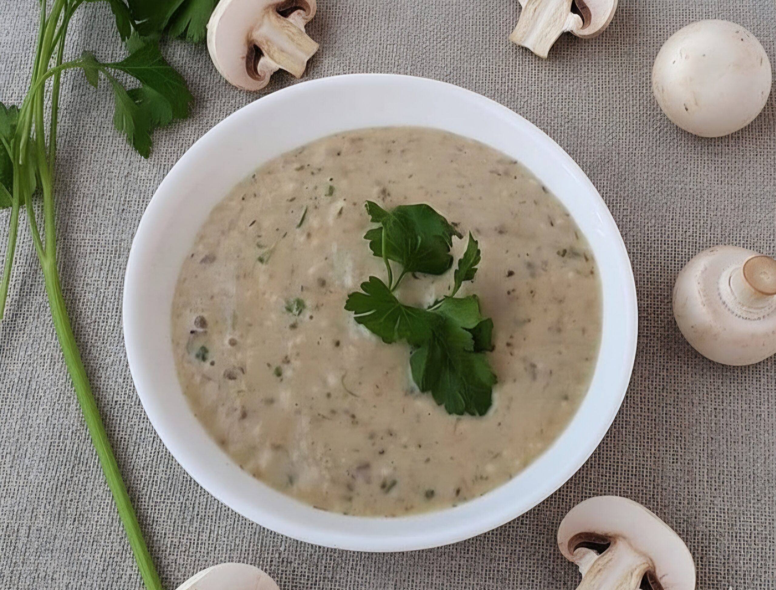Crème aux champignons pour plusieurs recettes