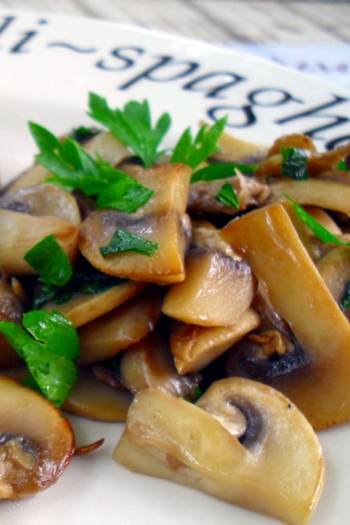 Champignons sautés light, Mange sans Ventre