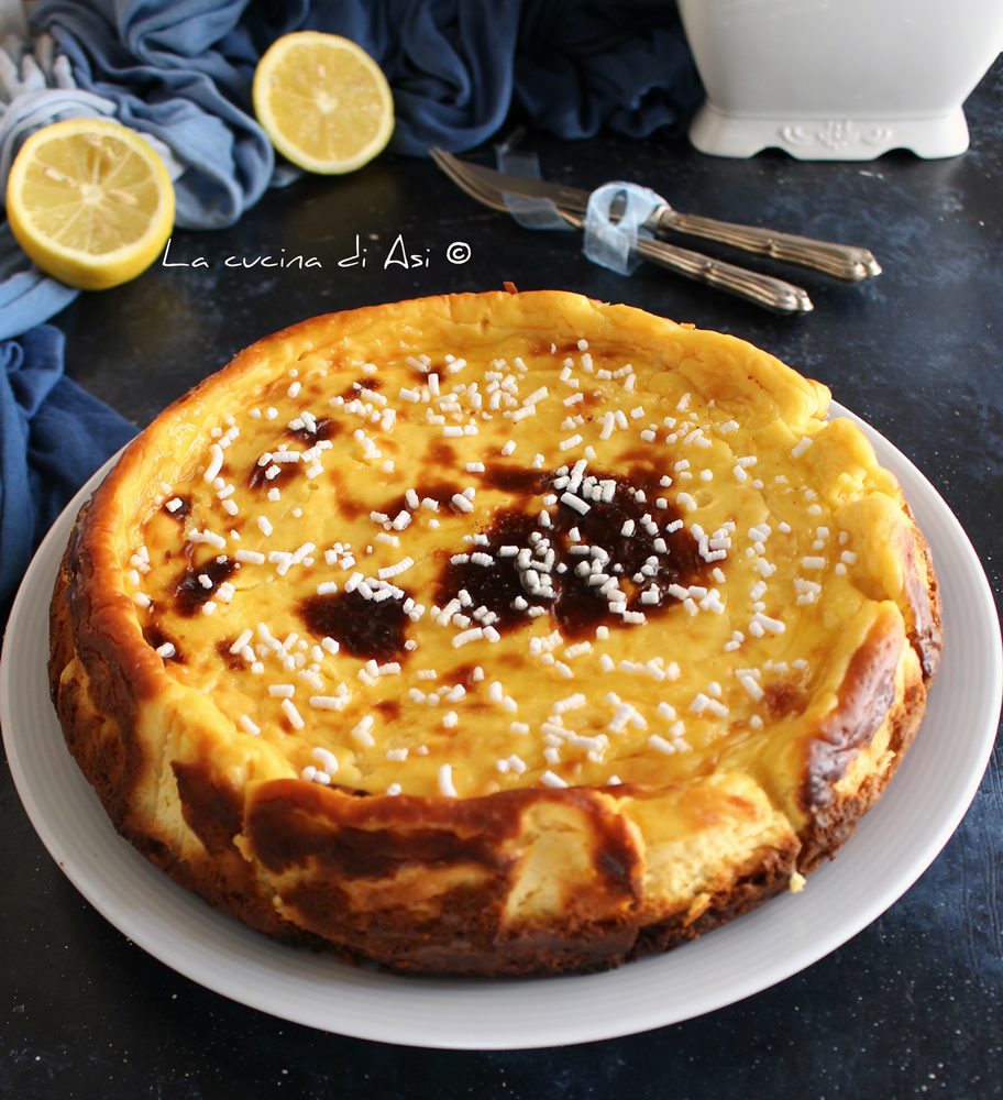 CHEESECAKE AU MASCARPONE avec confiture de citron et vanille