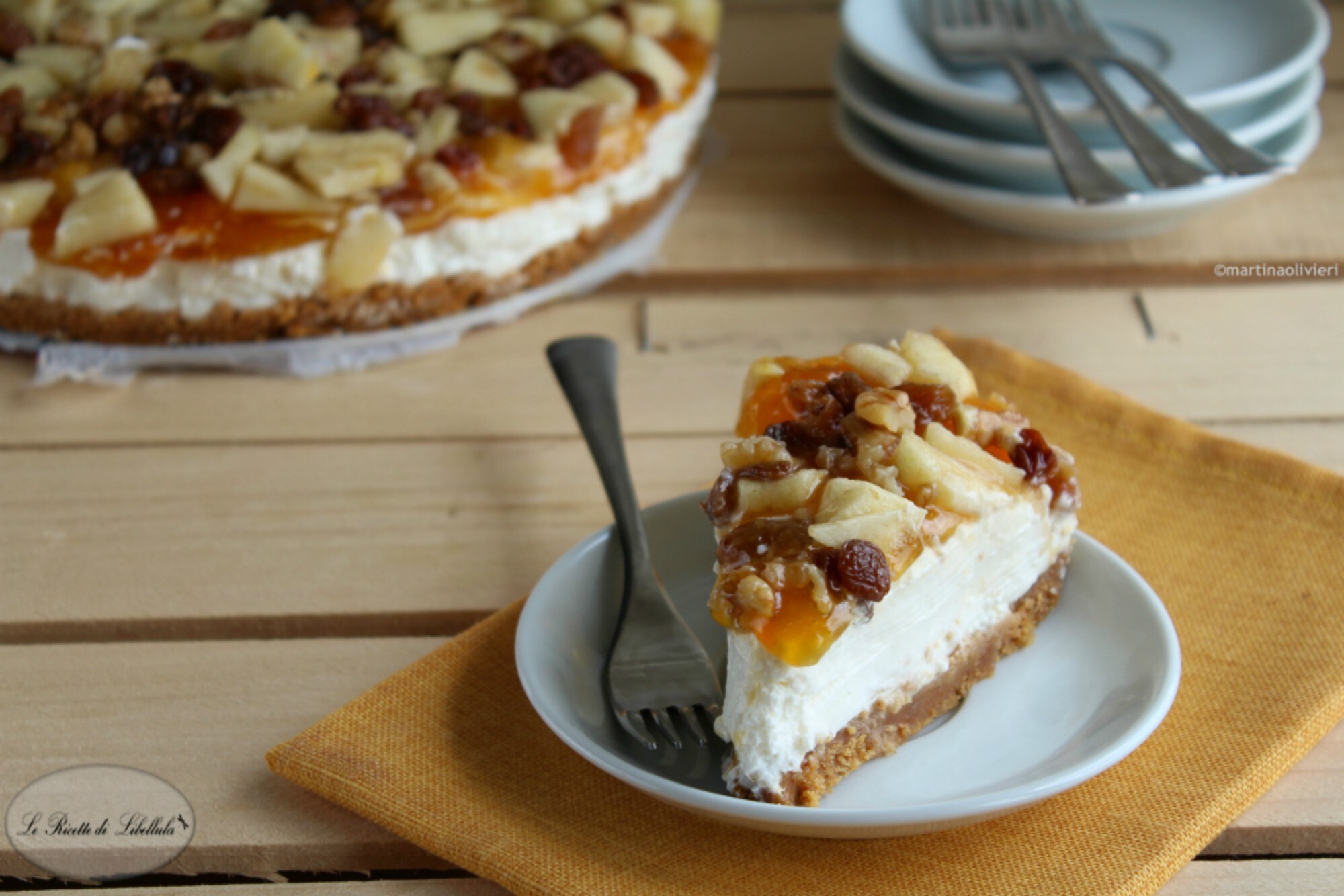 Cheesecake au strudel