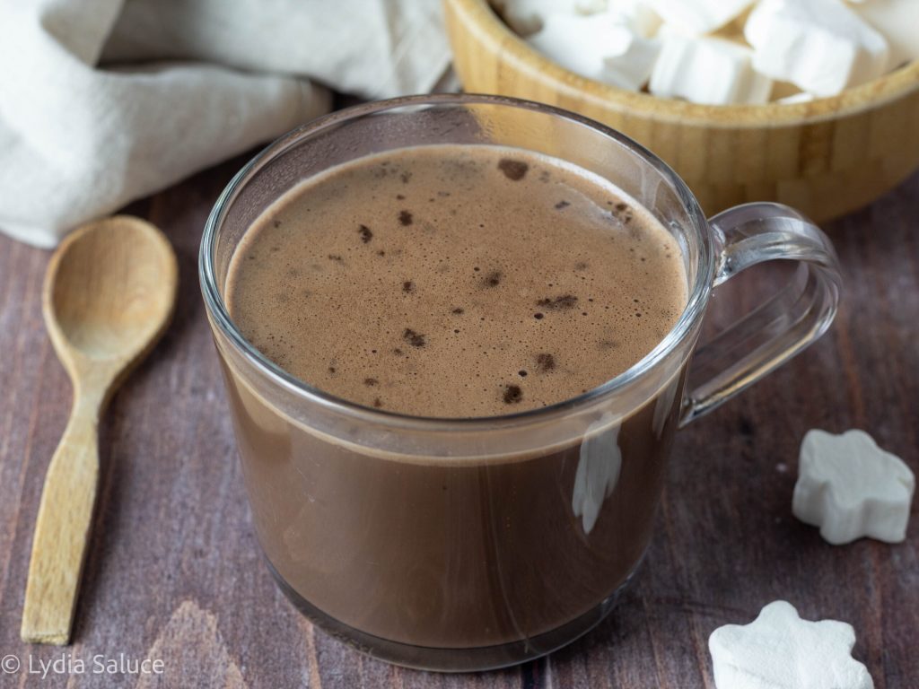 Chocolat chaud en cuiseur lent