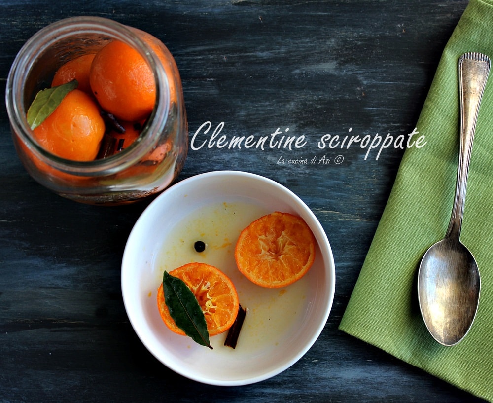 Clémentines au sirop