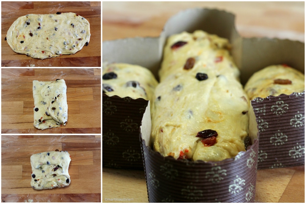 Colombe avec levain aux fruits rouges et raisins secs