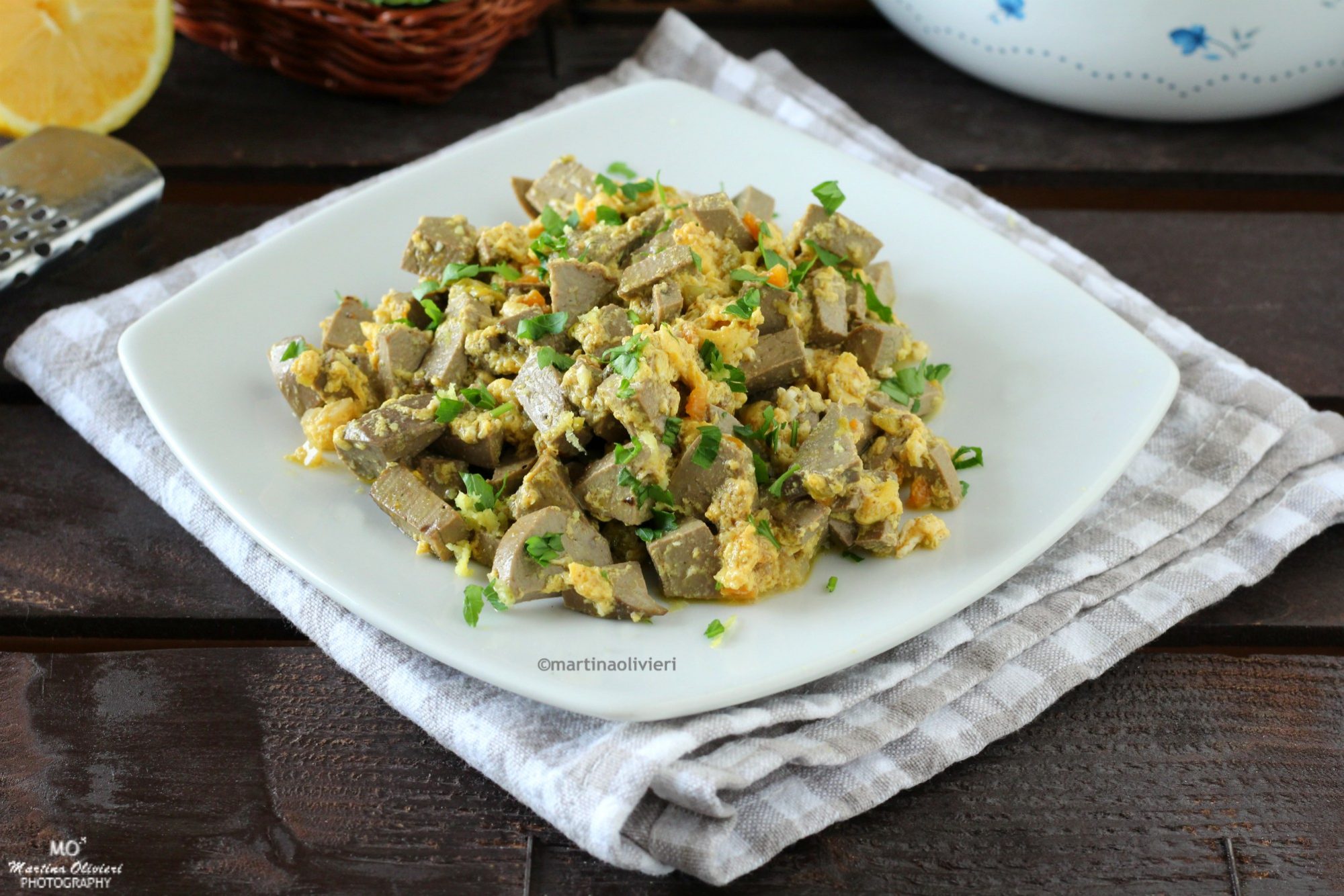 Coratella d&rsquo;agneau avec les œufs – Recette des Marches