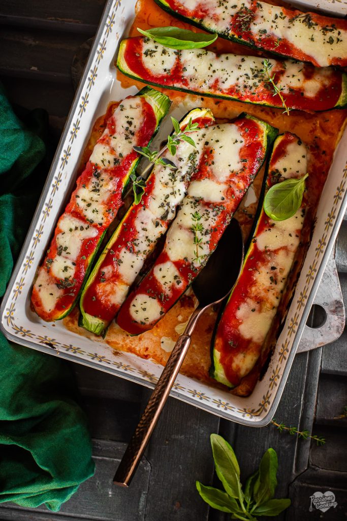 Courgettes à la pizzaiola
