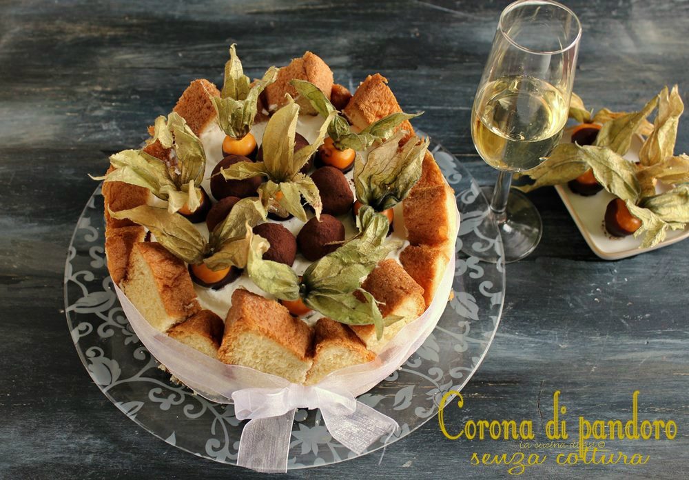 Couronne de pandoro sans cuisson