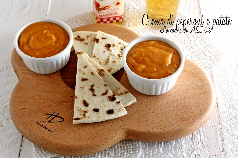 Crème de poivrons et pommes de terre