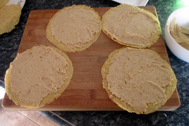 Crêpes aux asperges et houmous, Mangia senza Pancia