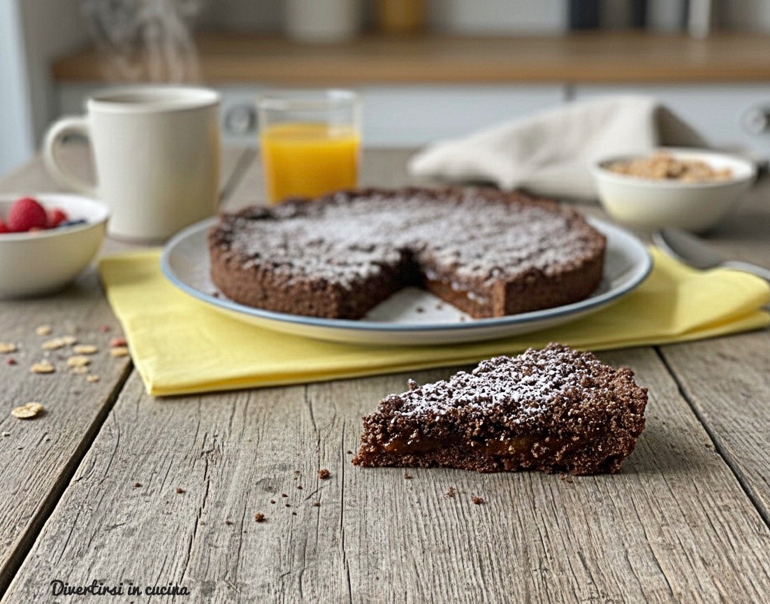 Crumble au cacao sans œufs